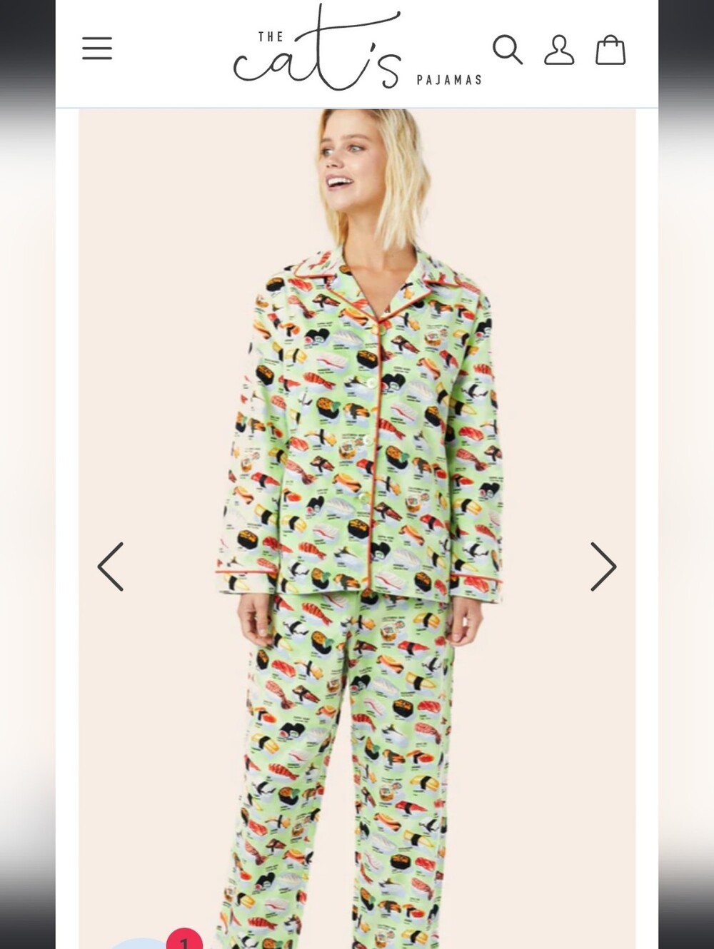 The Cat's Pajamas Sushi Pattern